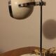 Lampe de bureau eyeball blanche 60's