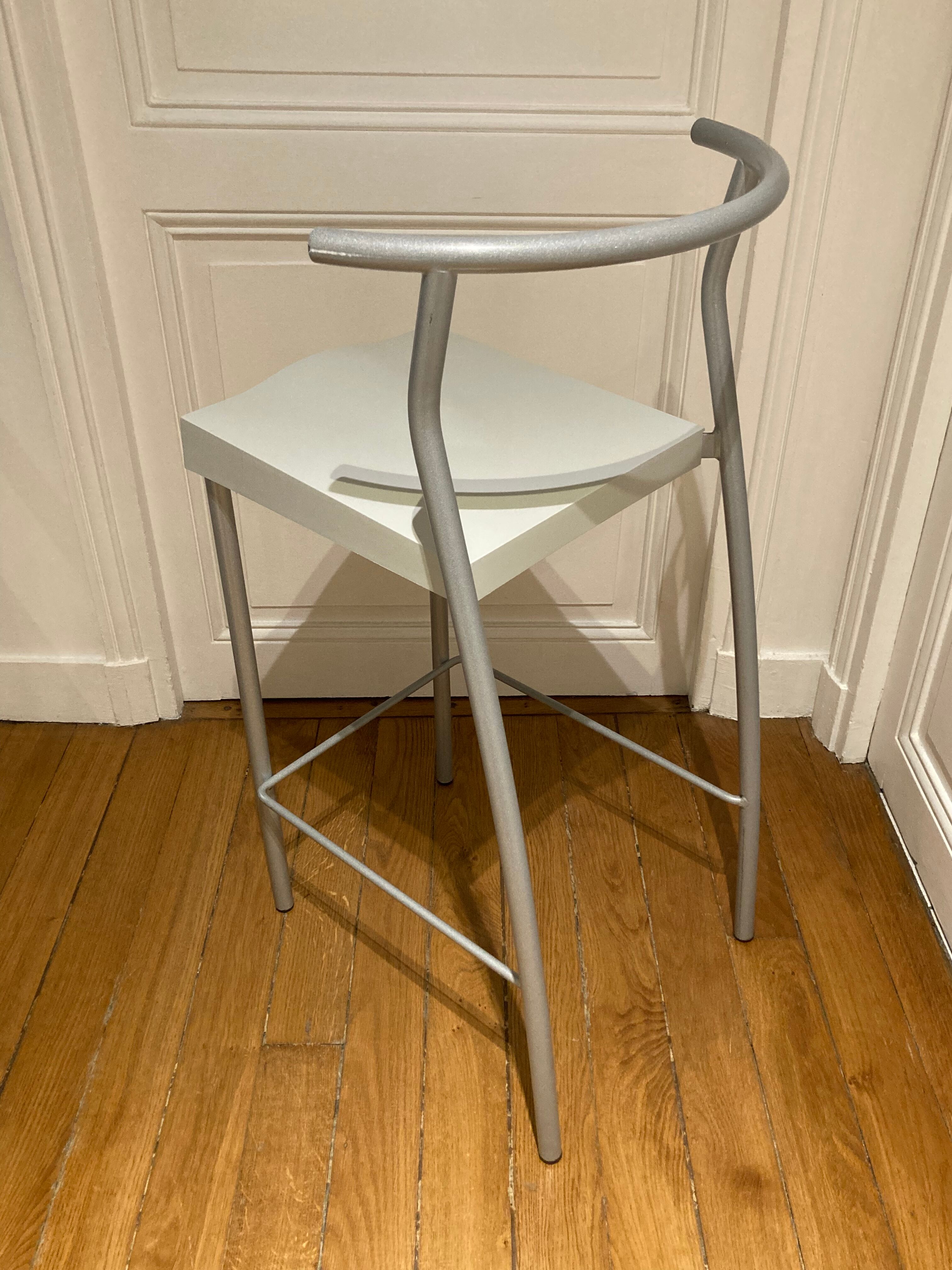 Tabouret de bar HiGlob par Philippe Starck pour Kartell Italie Selency