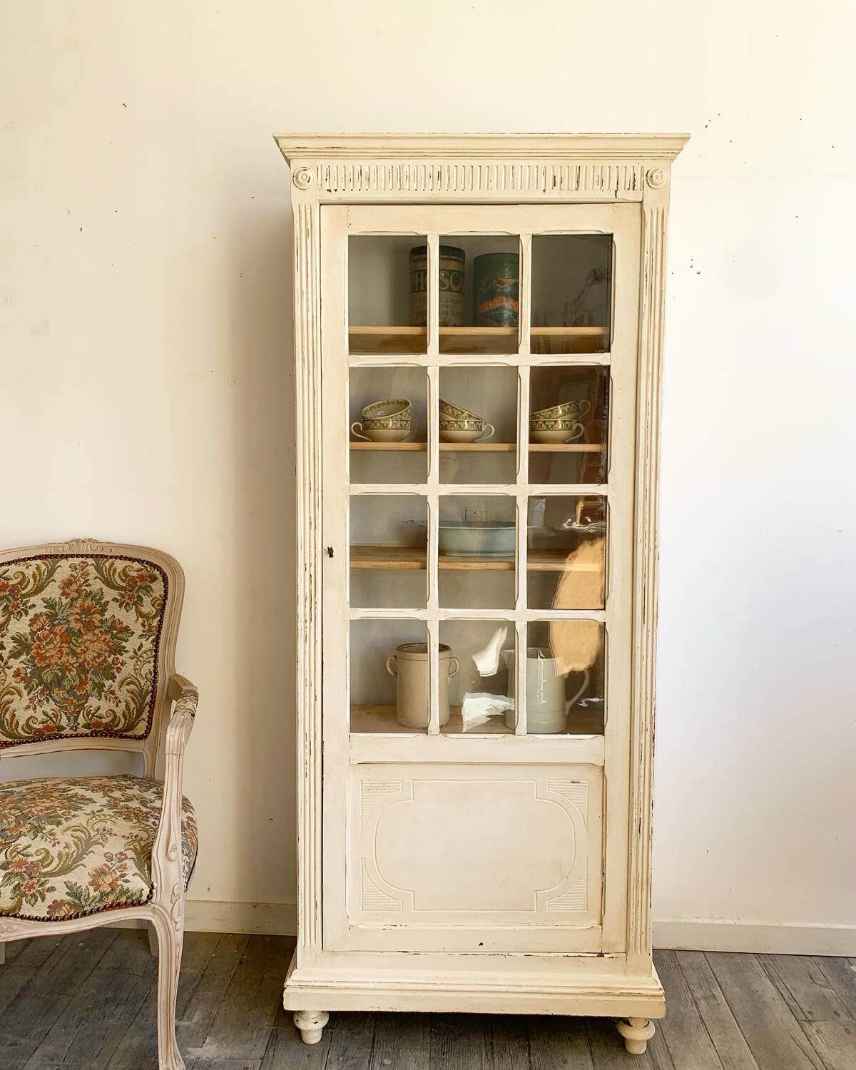 Parisian glass cabinet