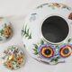Le Tallec in Paris, complete covered porcelain pot, signed, excellent condition.