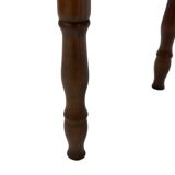 Vintage stool side table design brutalist design 60's oak