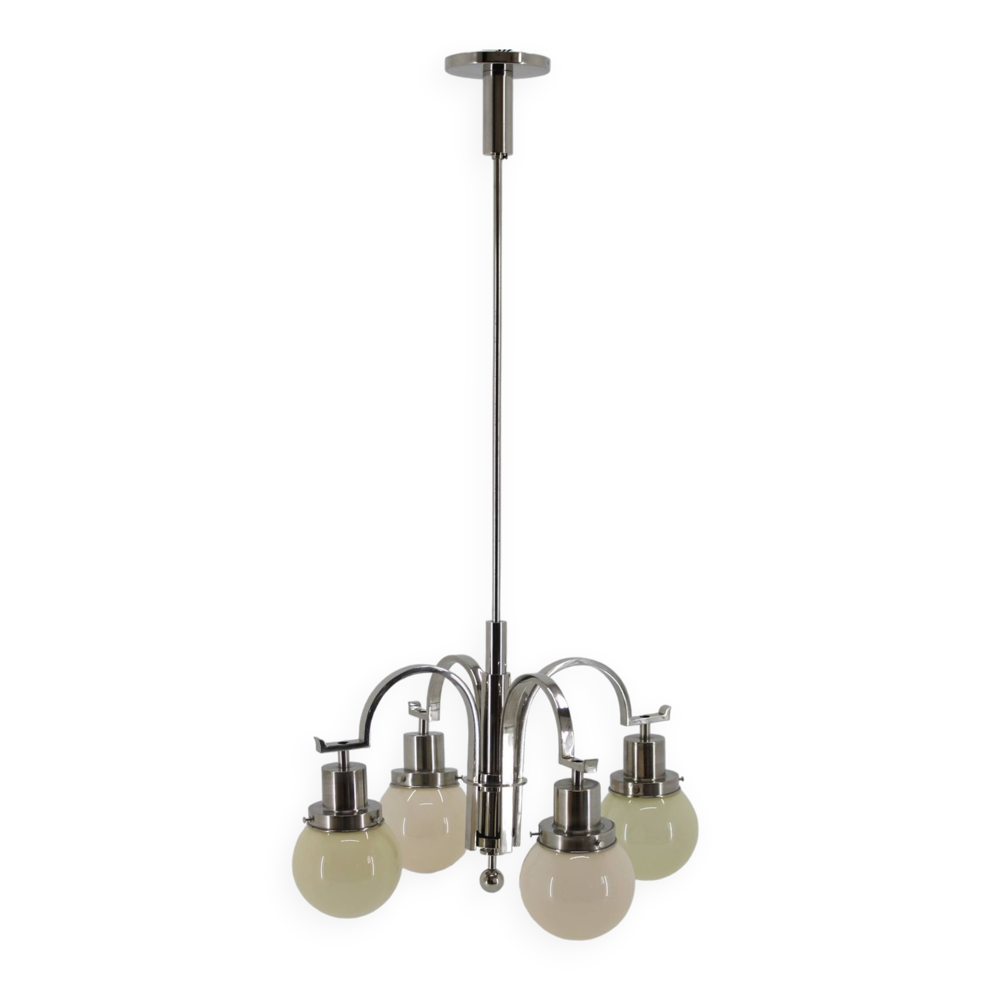 1930s Art Deco Chandelier, Czechoslovakia