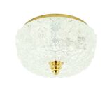 Mid-Century Diamond Glass Ceiling Light or Wall Light by H. Tynell, 1960s