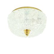 Mid-Century Diamond Glass Ceiling Light or Wall Light by H. Tynell, 1960s