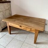 Old wooden coffee table