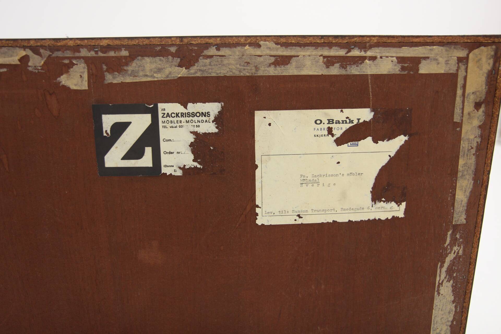 Scandinavian sideboard in rosewood, O. Bank Larsen, Skjern, Denmark, 1960