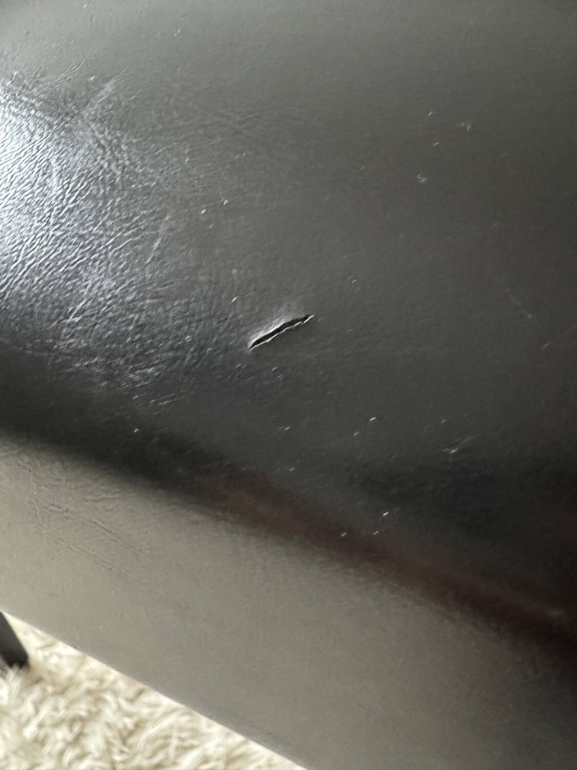 Black armchair, 50s design