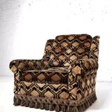 Set of 2 fabric armchairs