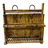 Foldable rattan shelf