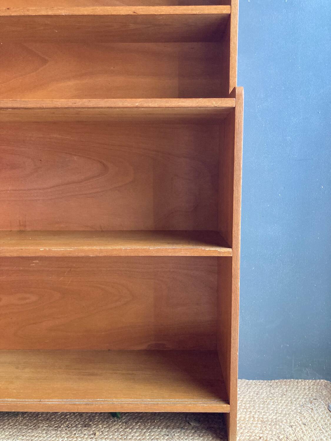 Scandinavian honey glazed bookcase