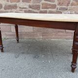 Vintage brasserie table
