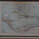 The Antilles, old map 1887 – Vintage geographical map.