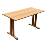 Vintage oak shaker dining table minimalist design 70's