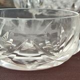 Ancien service a punch en cristal Saint Louis