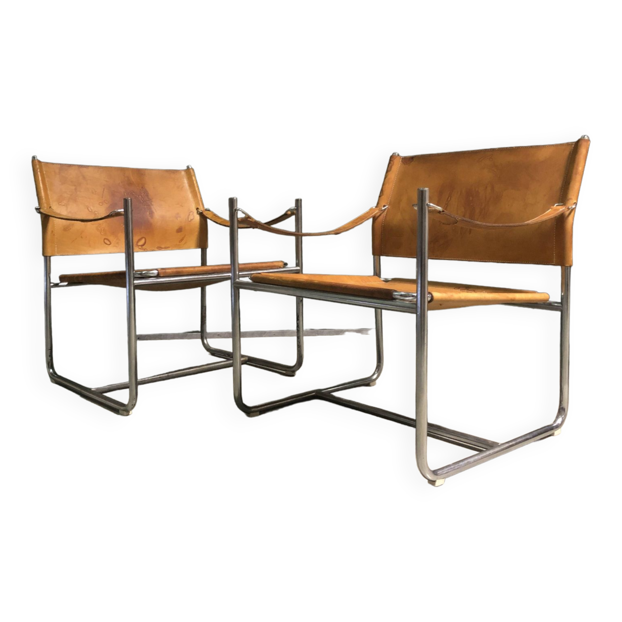 2 X fauteuils lounge Amiral de Karin Mobring, années 1970.