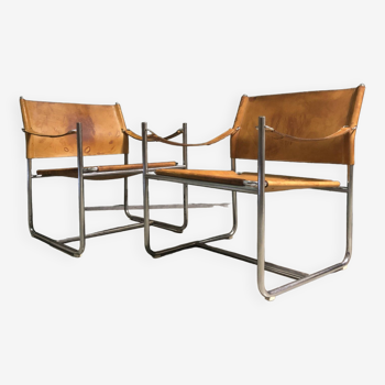 2 X Amiral lounge chairs by Karin Mobring, 1970s.