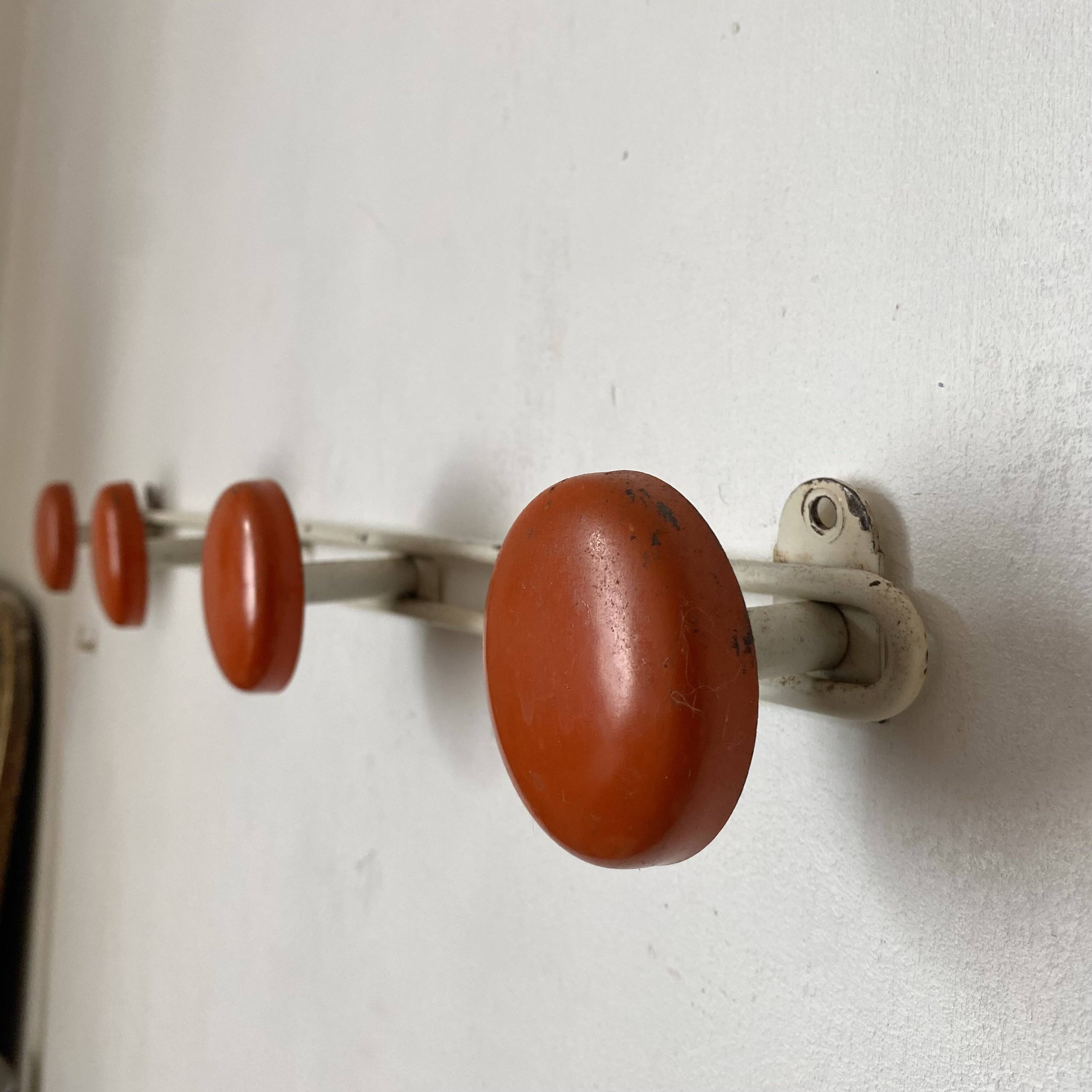 70s wall coat rack