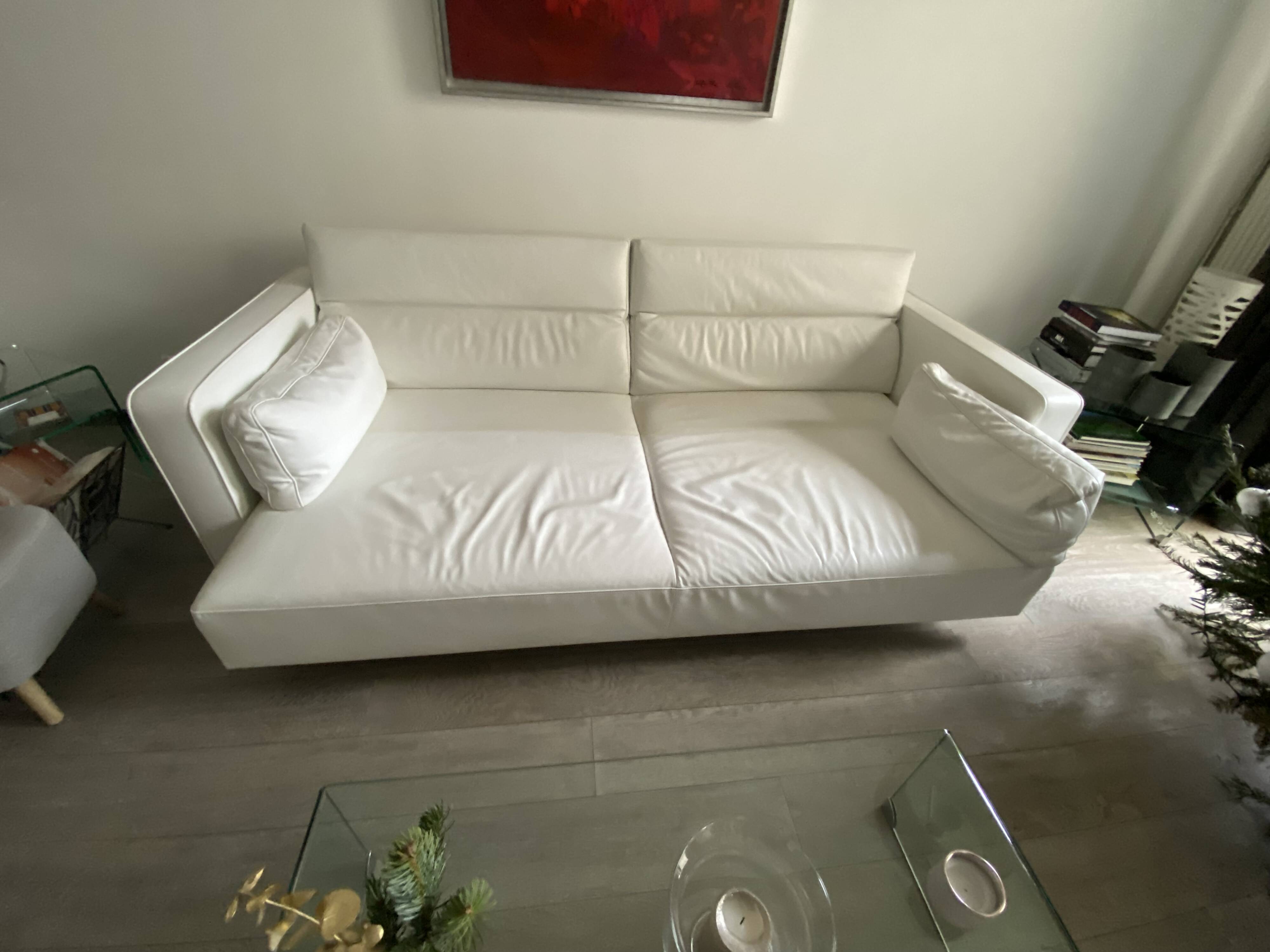 White leather sofa - Ligne Roset
