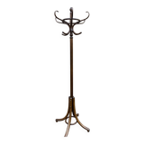 Vintage parrot standing coat rack 70s curved wood French coat rack Bentwoo parrot