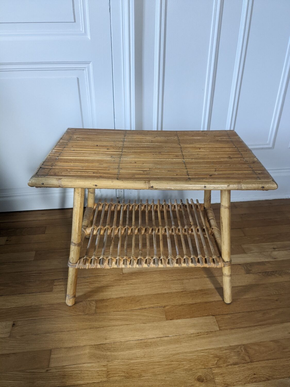 Rattan coffee table