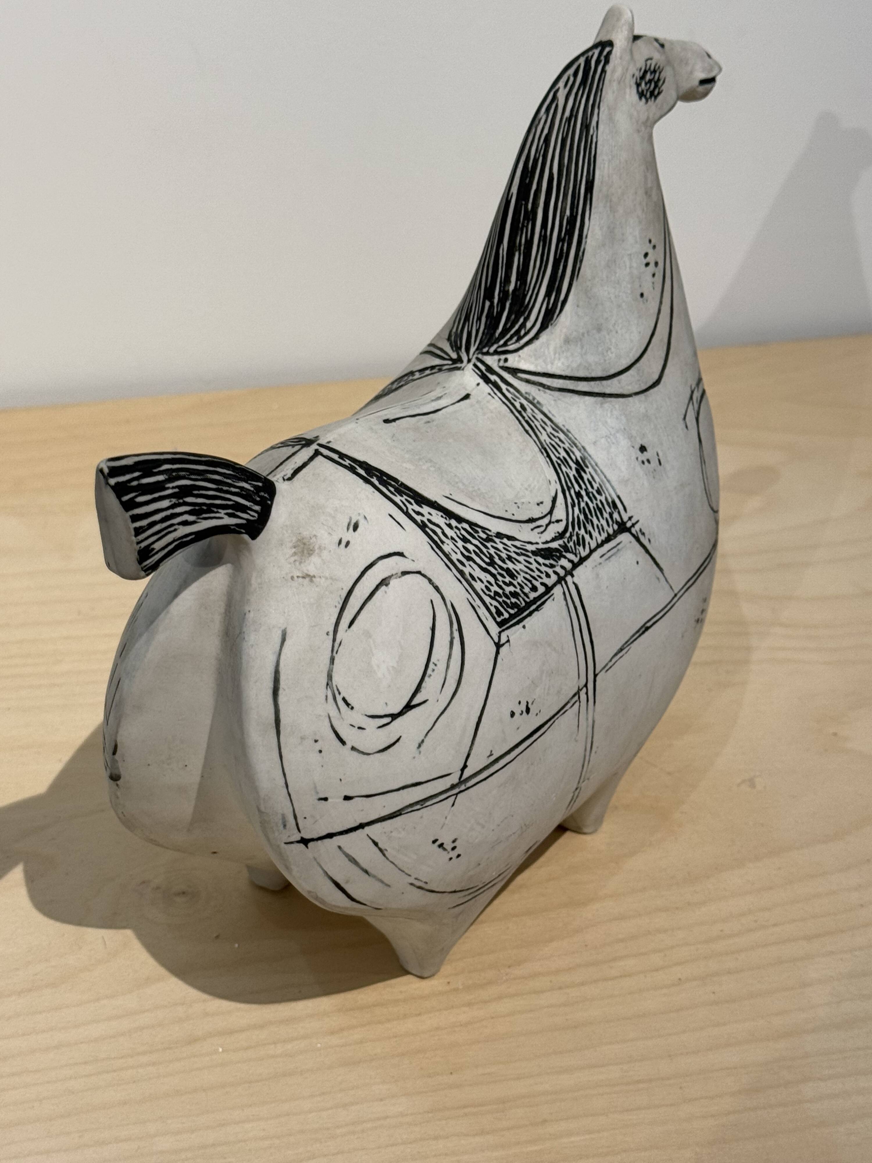 Great horse by Stig Lindberg, gustavberg studio 1952-1972