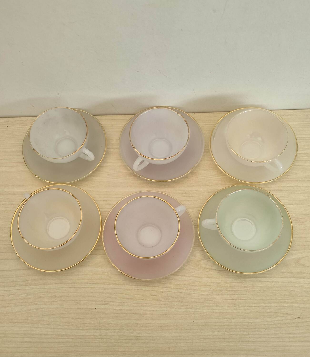 Grandes tasses Arlequin arcopal