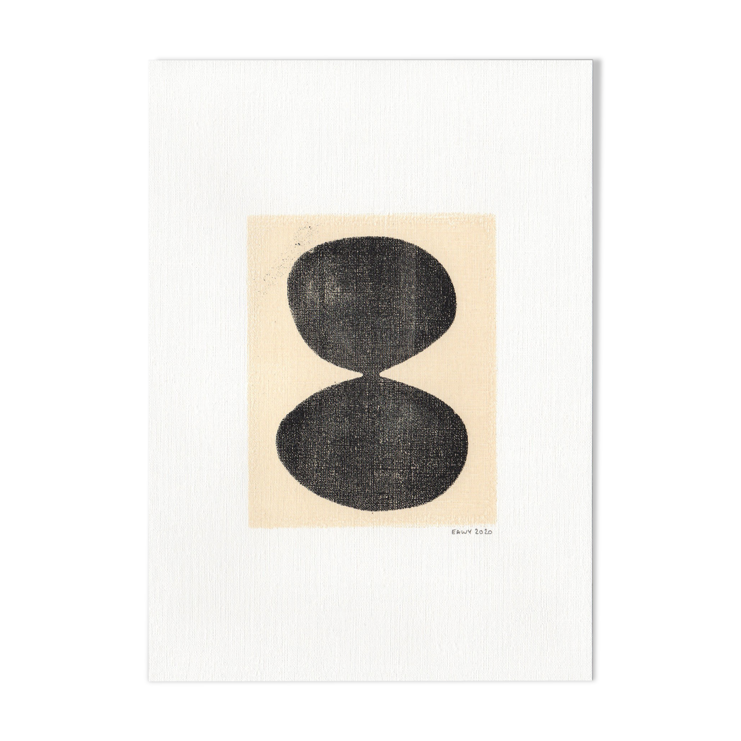 Painting on paper, dated and signed Illustration M207