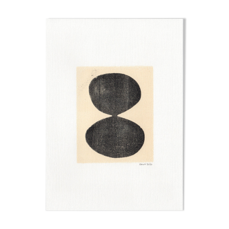 Painting on paper, dated and signed Illustration M207