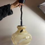Glass pendant light, 1970s, Murano glass