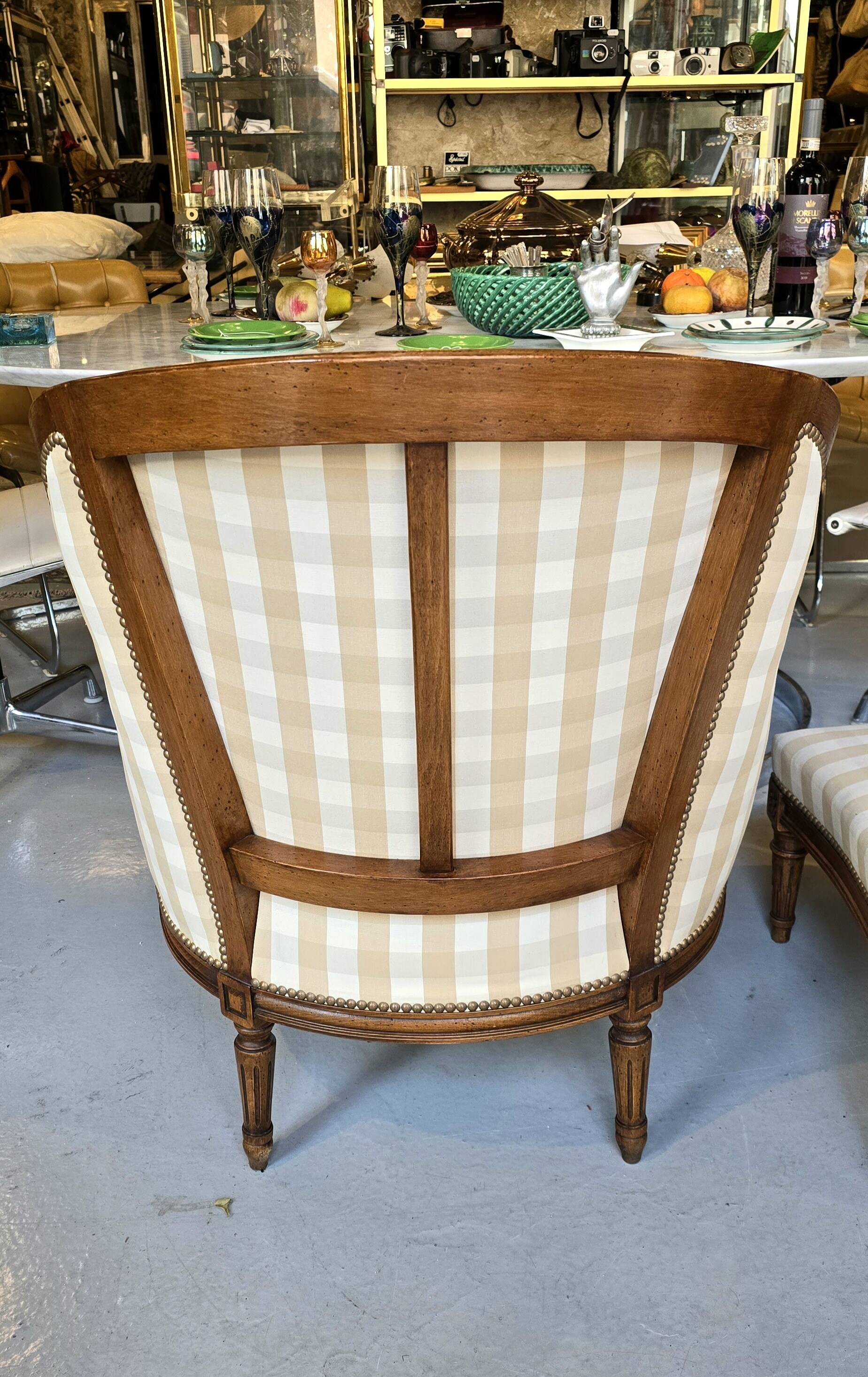 Louis XV shepherdess armchair