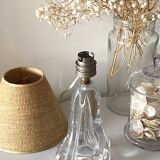 Crystal lamp with lampshade