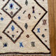 Tapis berbère béni Ouarain 132 x 249