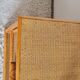 Pair of vintage rattan bedside tables from the 1970s.