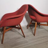 Shell armchairs by Miroslav Navratil