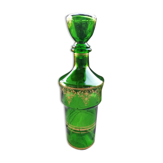 Carafe verre vert