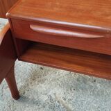 Vintage teak bed 2 places