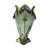 Art Nouveau ceramic dabbling vase