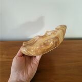 Ceramic pocket tray imitation wood Vallauris