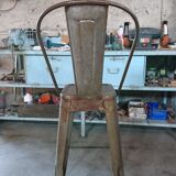 Tabouret industriel vieilli