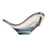 Danish glass bowl from the mid-century by Per Lütken for Holmegaard, 1960s.