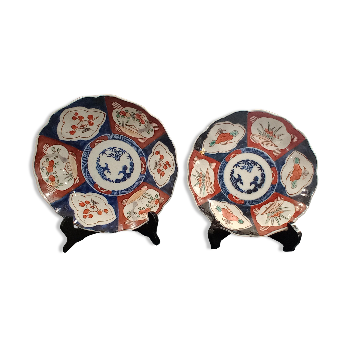 Pair of porcelain plates Imari