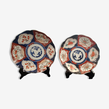 Pair of porcelain plates Imari