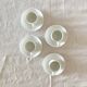 Rosenthal Studio Linie, white cups and saurcers, model DUO, designed by Ambrogio Pozzi