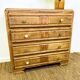 Solid oak chest of drawers