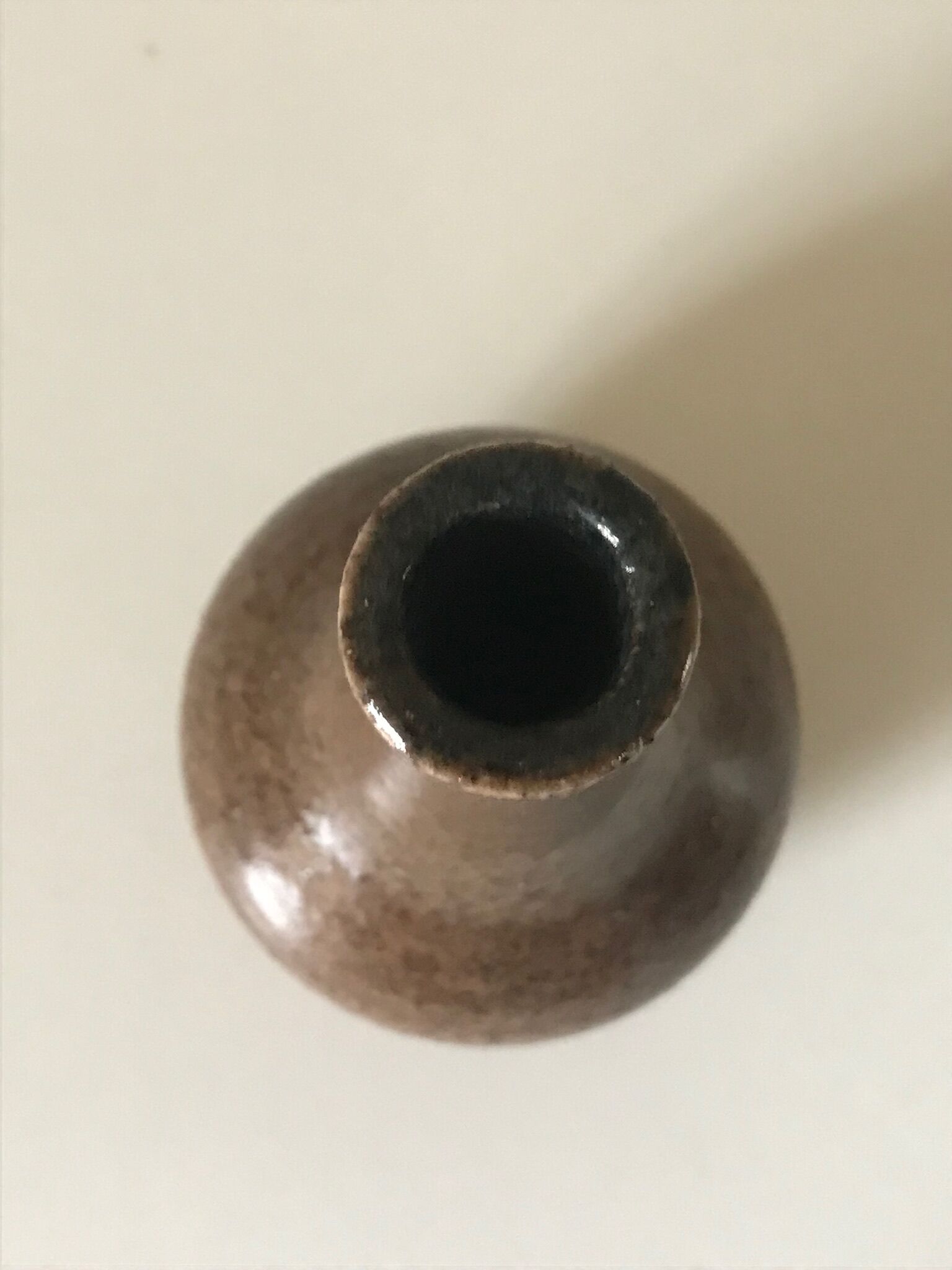 Stoneware vase ceramic accolay 1960