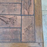 Coffee table signed P. Garnier