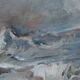 Giuseppe MANFREDI (1934 - 1987) Marina Painting Oil on Canvas 70 X 50