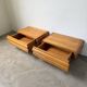 Paire de chevets en orme Maison Regain