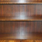 Paire de Bibliothèques Basses Ouvertes en Acajou Flammé
