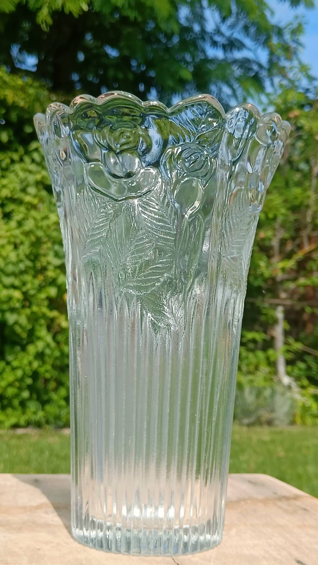 Art Deco glass vase